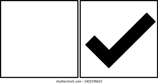 Check Box Icon Template Vector Stock Vector (Royalty Free) 1402198652 ...