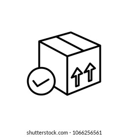 check box icon, vector illustration.