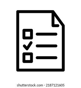 Icono de casilla de verificación Ilustración de diseño de símbolo del vector