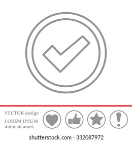 check box line icon 