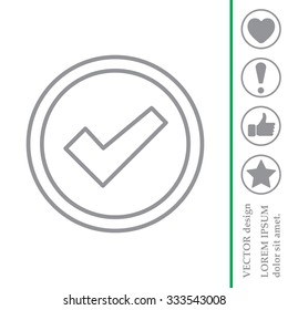 check box line icon 