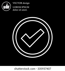 check box line icon 