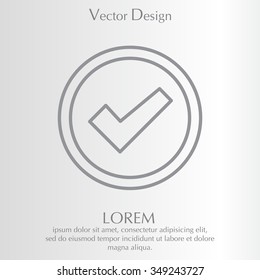 check box line icon 