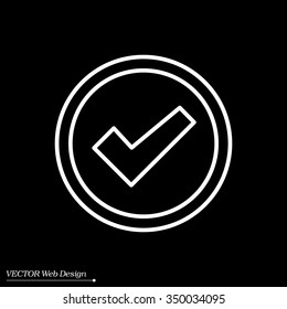 check box line icon 