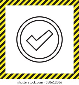 check box line icon 