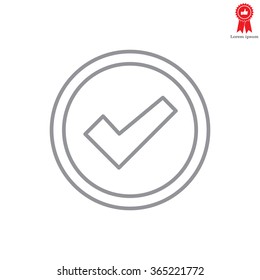 check box line icon 