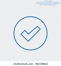 check box line icon 