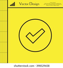 check box line icon 