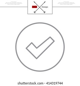 check box line icon 