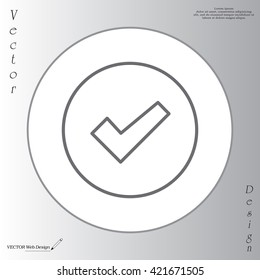 check box line icon 