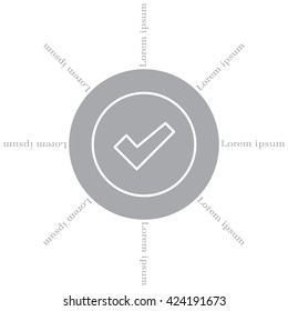 check box line icon 