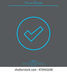 check box line icon 