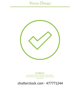 check box line icon 