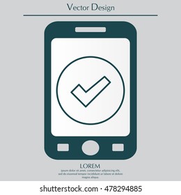 check box line icon 