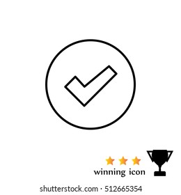 check box line icon 