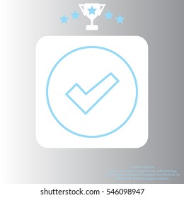 check box line icon 
