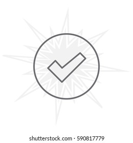 check box line icon 