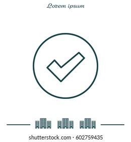 check box line icon 