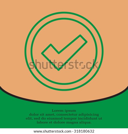 check box line icon 