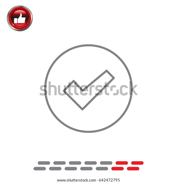 Check Box Line Icon Stock Vector (Royalty Free) 642472795 | Shutterstock