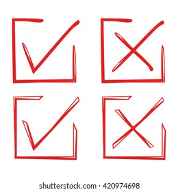 check box, check list, hand drawn check mark