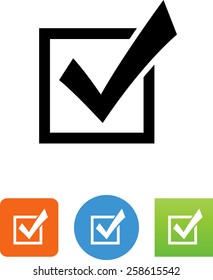 Check box selected / Vote icon