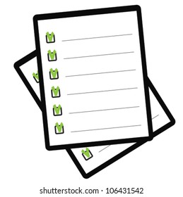 check boxes, vector