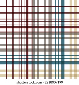 check buffalo plaid pattern seamless textile is made with alternating bands of coloured (pre-dyed) threads woven as both warp and weft at right angles to each other.