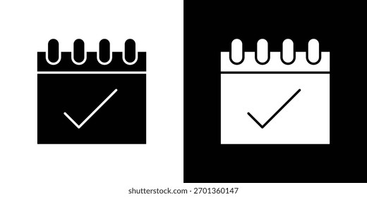 Icono de calendario de facturación. Ilustración vectorial. Diseño plano.