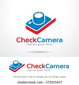 Check Camera Logo Template Design Vector