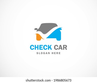 check car logo creative symbol rental service