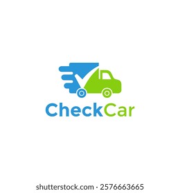 Check Car Logo Design Simple