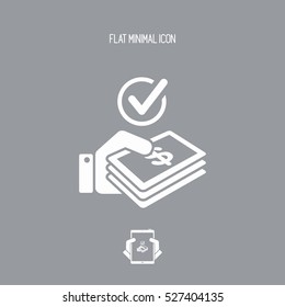 Check cash payment - Dollars