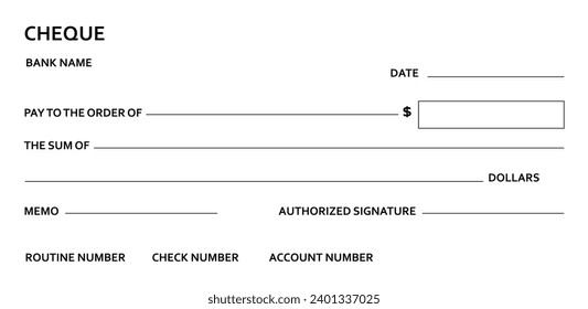 Check, Cheque Chequebook template Guilloche pattern with abstract line watermark border
