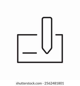 check cheque icon sign vector