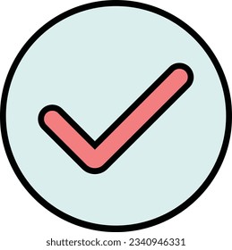 check confirm checkmark accept approved Outline