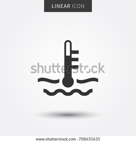 Check cooling fluid indicator vector illustration. Car coolant signs line art graphic design. Coolant car engine creative concept.
