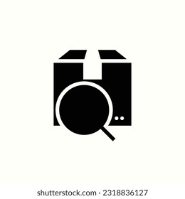 check, delivery, cargo, box  icon, isolated glyph icon in light background, perfect for website, blog, logo, graphic design, social media, UI, mobile app