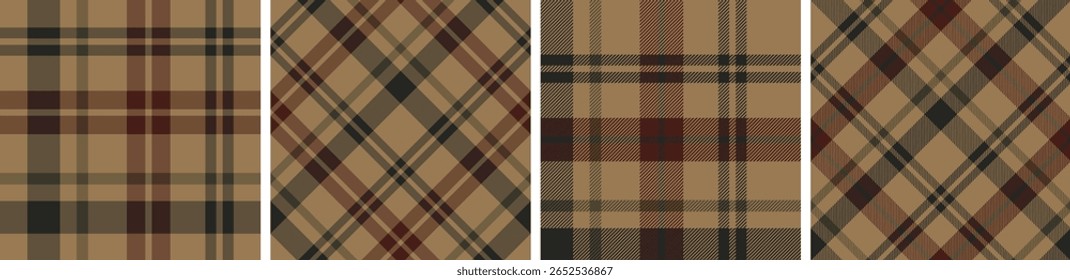 Cheque o desenho sem costura padrão tartan xadrez para gingham vestido, saia de flanela, toalha de mesa outra impressão moderna e de moda.
