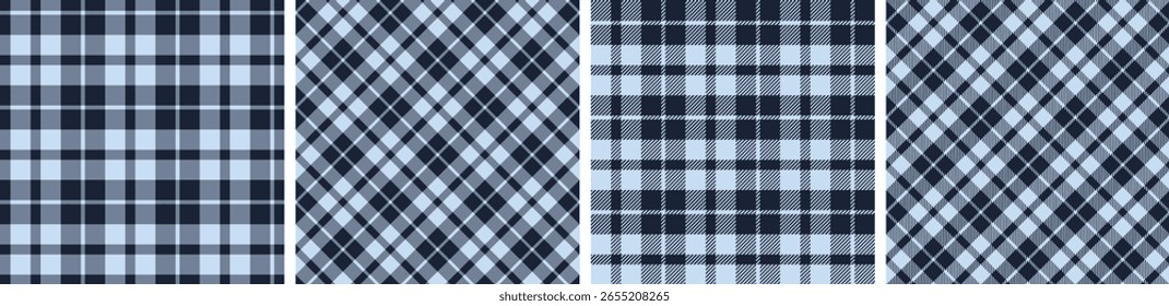 Cheque o desenho sem costura padrão tartan xadrez para gingham vestido, saia de flanela, toalha de mesa outra impressão moderna e de moda.