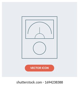 check electricity multimeter vector icon