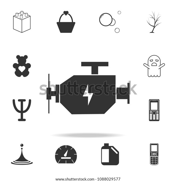 check engine icon.
Detailed set of web icons and signs. Premium graphic design. One of
the collection icons for websites, web design, mobile app on white
background