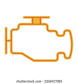 Check Engine Light Car Warning Icon Oil Motor Auto Sign