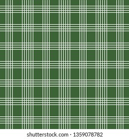 Check Fabric Textile Clothing Pattern Dark Green Design Illustration