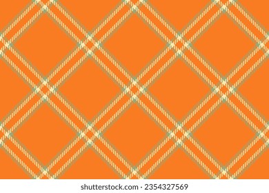 Schau den Vektor der Textur nahtlos mit einem textilen Hintergrund tartan Muster in Orange und Moccasin Farben.