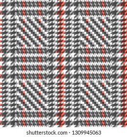 Check Fashion Seamless Pattern. Vector Repeat Background.