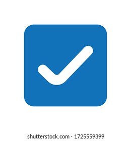 Check with flat icon illustration