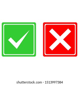 Check for flat icon vector sign