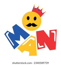 Check flat sticker of man emoji 