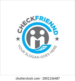 logotipo de amigos diseños sencillos modernos para el logotipo de amistad